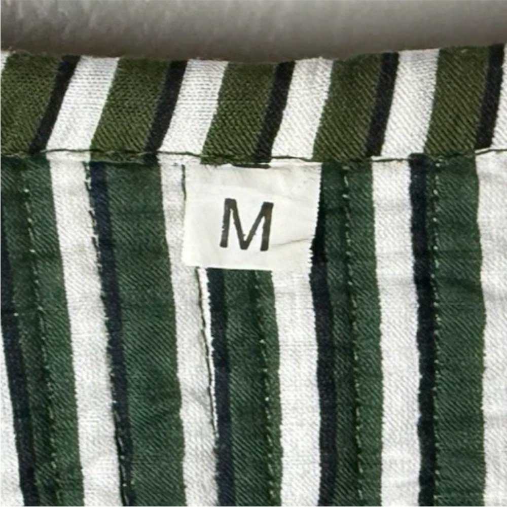 Patchwork Quilted Jacket Size Medium Button Front… - image 5